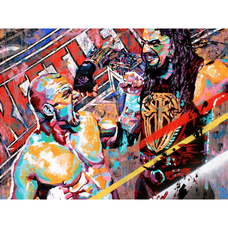 WrestleMania 32: Triple H vs Roman Reigns 11x14 Poster