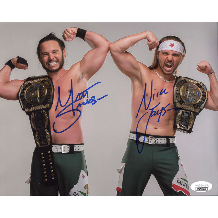 Young Bucks California Landscape 8 x 10 Promo - JSA DUAL AUTOGRAPHED
