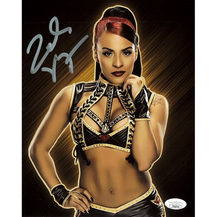 Zelina Vega Art Style 8 x 10 Promo - JSA AUTOGRAPHED