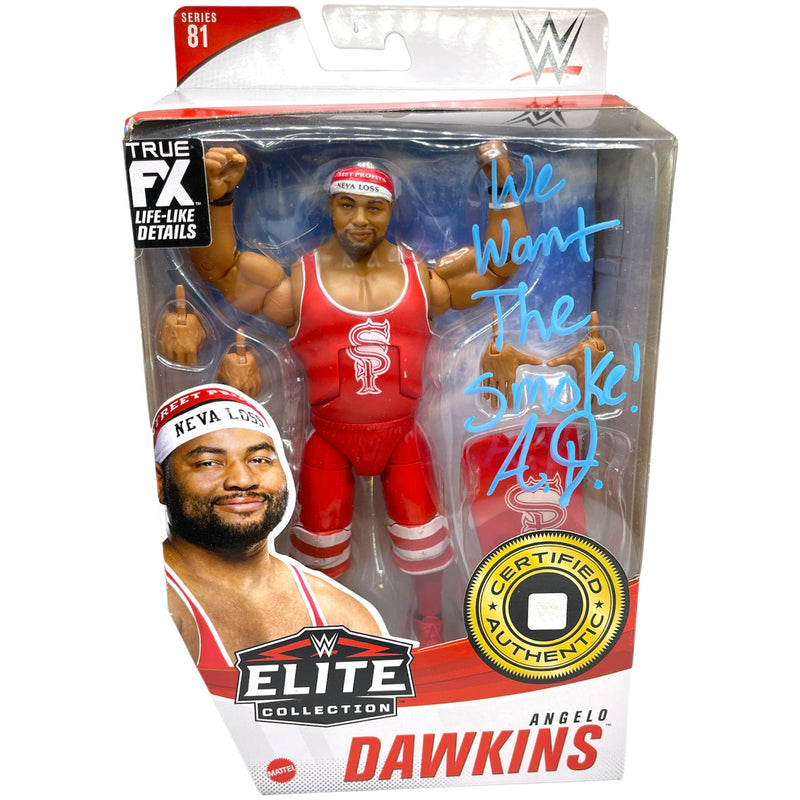 Angelo Dawkins Series 81 WWE Elite Figure-Autographed