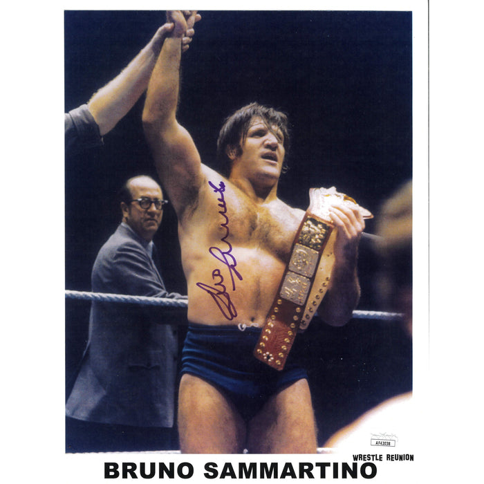 Bruno Sammartino 8.5 x 11 Promo - Autographed