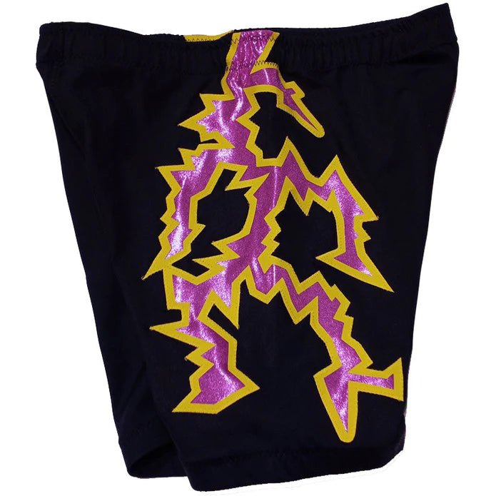 Metallic Lightning Biker Tights