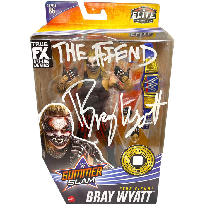 "THE FIEND" Bray Wyatt WWE Elite series 86 Summer Slam Figure-Autographed
