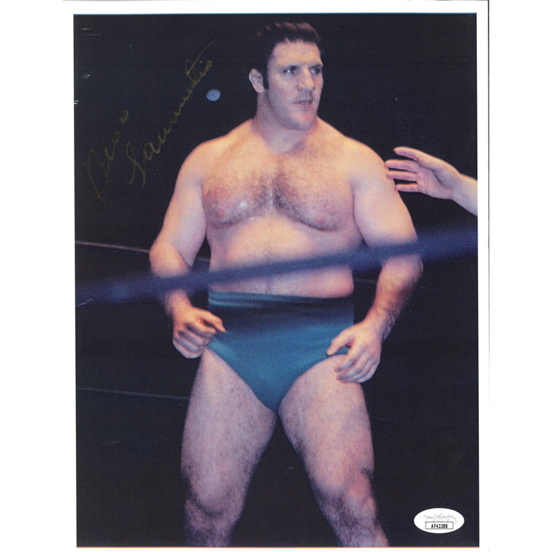 Bruno Sammartino 8.5 x 11 Promo - Autographed