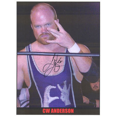 CW Anderson Autographed Photo