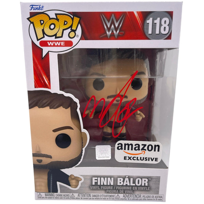 Finn Balor Amazon Exclusive Funko Pop #118 - Autographed