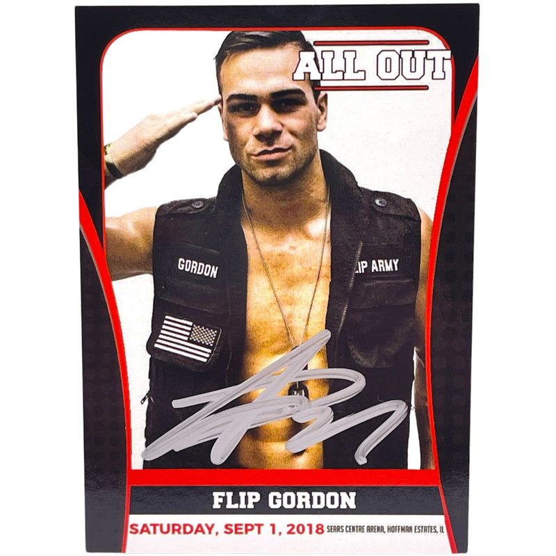Flip Gordon All In Trading Card-Autographed