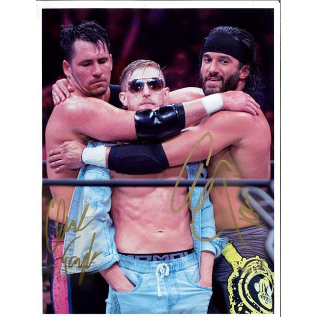 Orange Cassidy and Best Friends Promo - TRIPLE AUTOGRAPHED