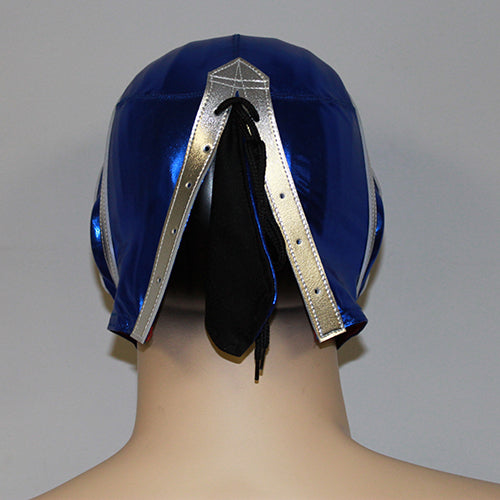 Hurican Ramirez Commercial Mask - Metallic Blue with Silver