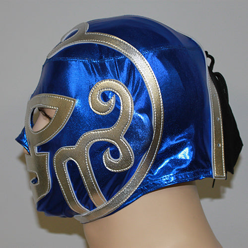 Hurican Ramirez Commercial Mask - Metallic Blue with Silver