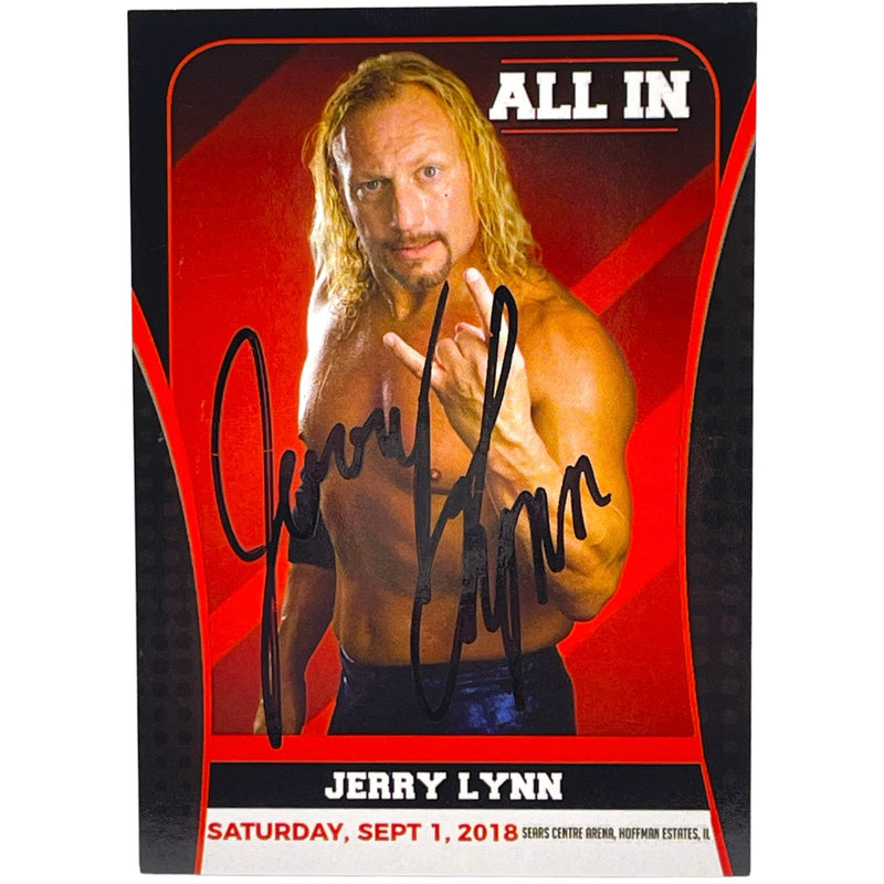 Jerry Lynn All In Trading Card-Autographed