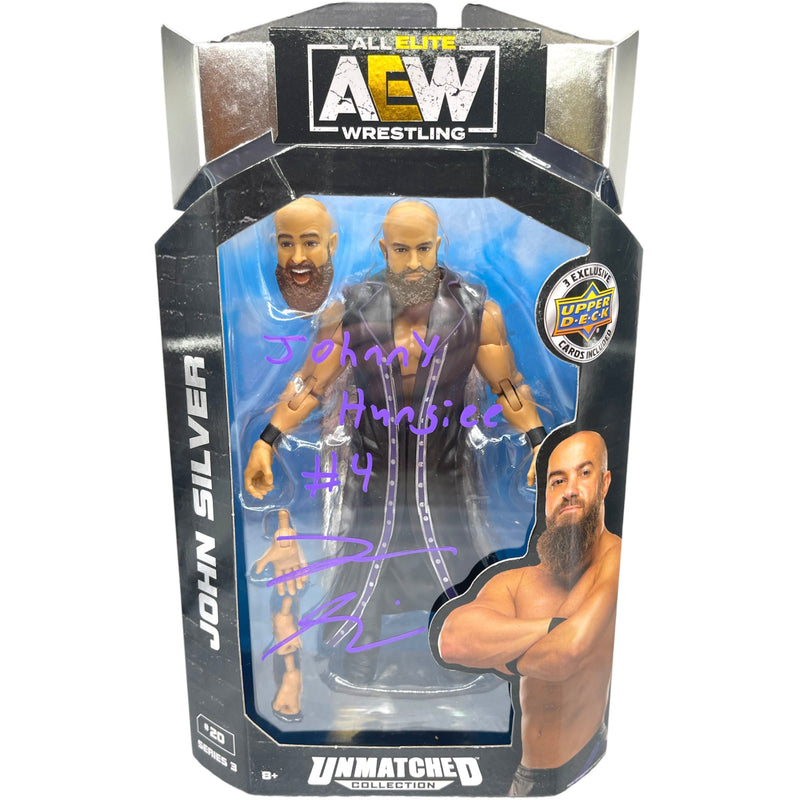 John Silver AEW Figure-Autographed