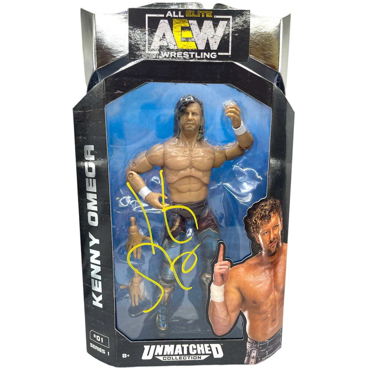 Kenny Omega AEW Figure 1 S1 Autographed Highspots