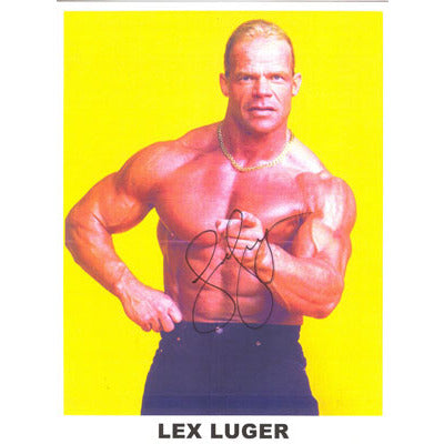 Lex Luger Autographed Photo
