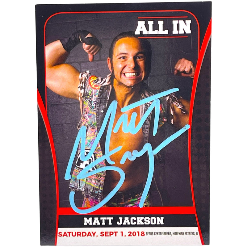 Matt Jackson All In Trading Card-Autographed
