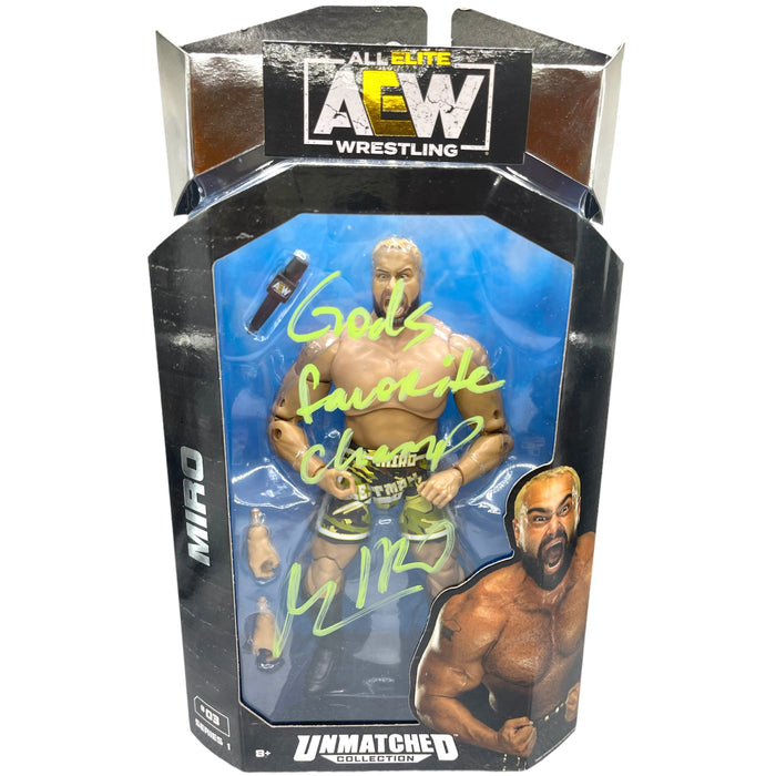 MIRO AEW Figure-Autographed