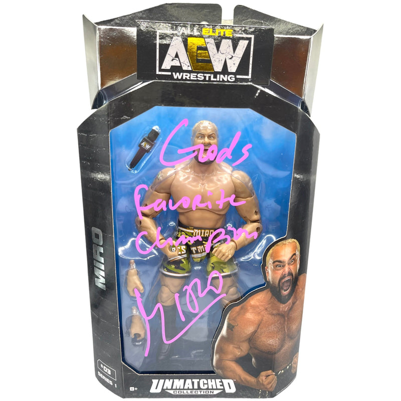 MIRO AEW Figure-Autographed