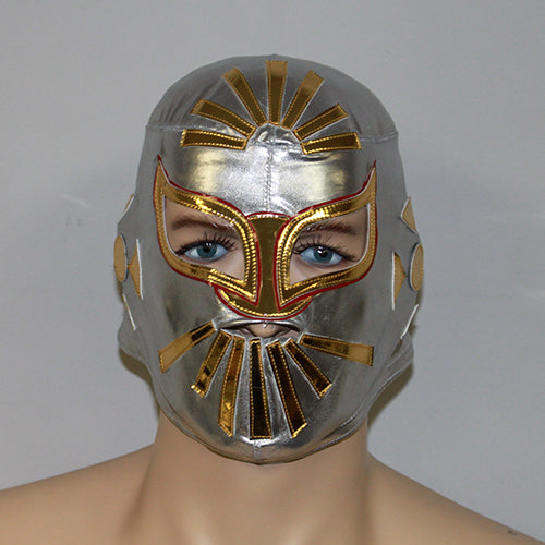 Mistico Commercial Mask - Silver with Red