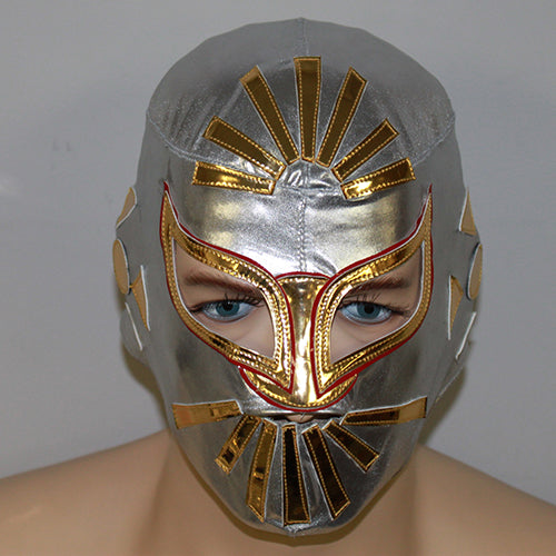 Mistico Commercial Mask - Silver with Red