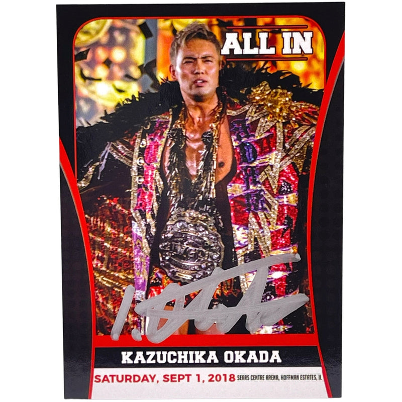 Kazuchika Okada All In Trading Card-Autographed