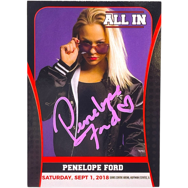 Penelope Ford All In Trading Card-Autographed.