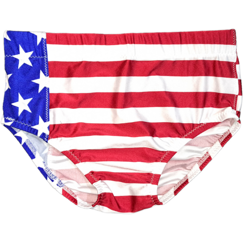 USA Flag Hip Stars Trunks