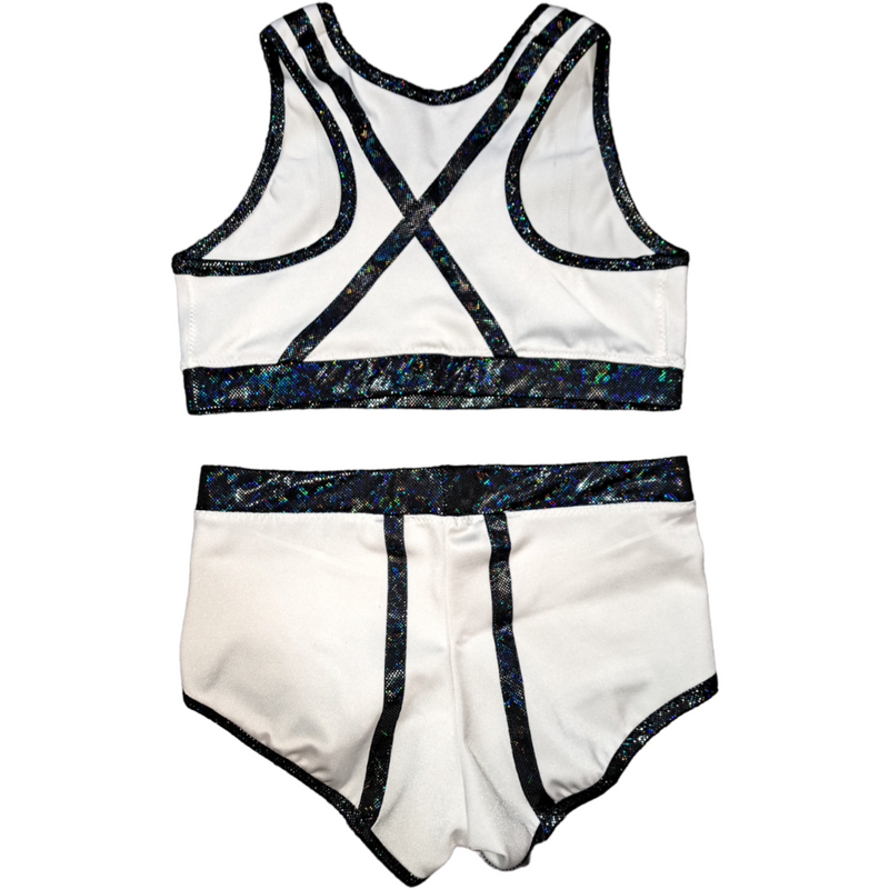 White and Black Womens Gear Set