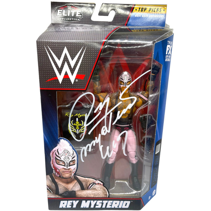 Rey Mysterio WWE Elite Top Picks Figure-Autographed