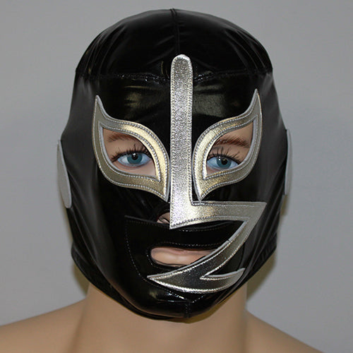 Rayo De Jalisco Jr Commercial Mask - Black with Silver