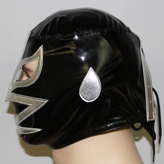 Rayo De Jalisco Jr Commercial Mask - Black with Silver