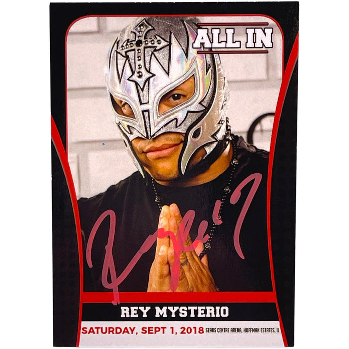Rey Mysterio Trading Card-Autographed