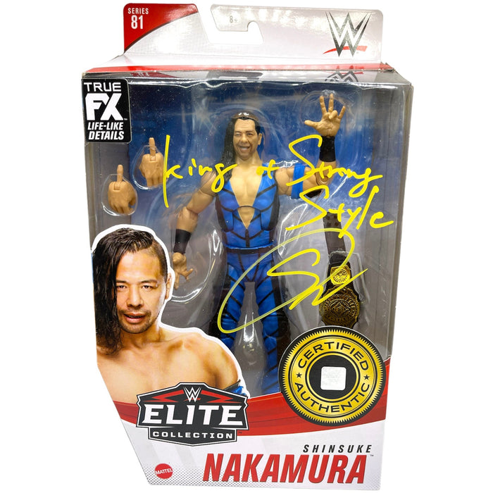 Shinsuke Nakamura Series 81 WWE Elite Figure - Autographed