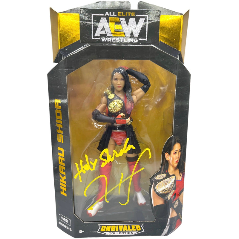 Hikaru Shida AEW Figure #48 Series 6 - Autographed