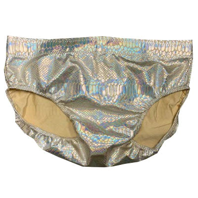 Snakeskin Print Spandex Trunks