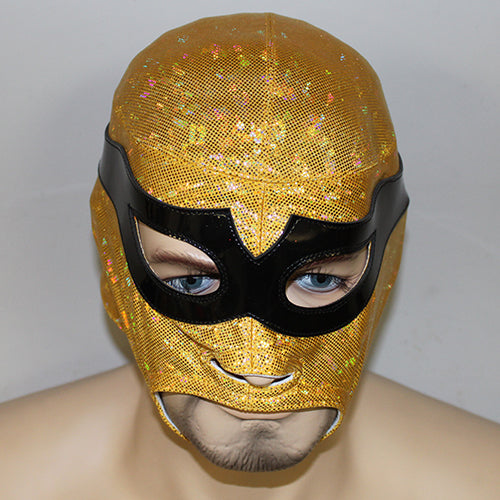 Solitario Semi Pro Mask - Hologram Metallic Gold
