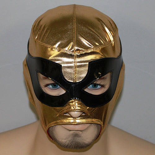Solitario Commercial Mask - Gold with Black