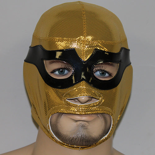 Solitario Semi Pro Mask - Metallic Dot Gold