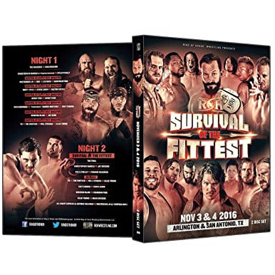 Ring of Honor - Survival of the Fittest 2016 Double DVD Set
