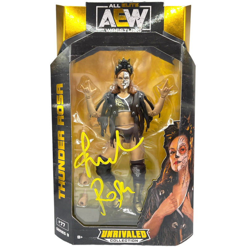 Thunder Rosa AEW Figure-Autographed