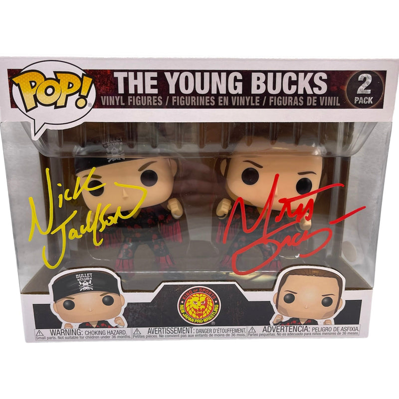 Young Bucks Funko Pop-Autographed