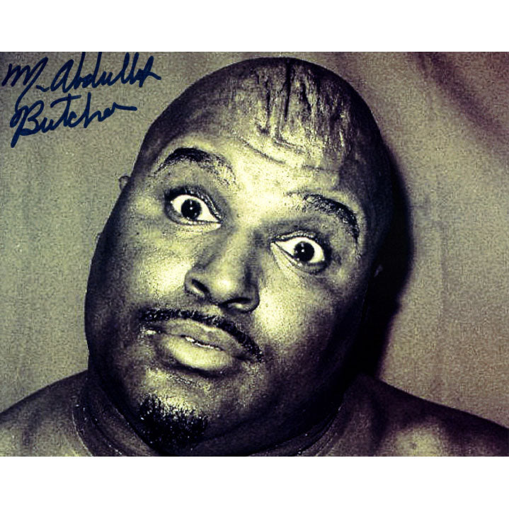 Abdullah The Butcher Up Close 8 x 10 Promo - AUTOGRAPHED