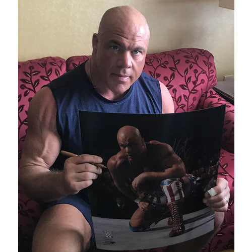 Kurt Angle 16x20 Promo - AUTOGRAPHED