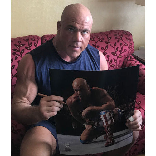 WWE Kurt Angle Autograph 16x20 Signed amp Inscribed WWF Wrestling Poster   eBay
