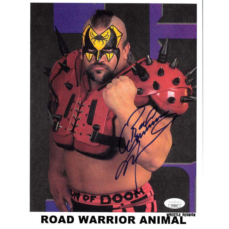 Animal Fist 8.5 x 11 Promo - JSA AUTOGRAPHED