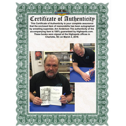 Arn Anderson 4 Ever - AUTOGRAPHED