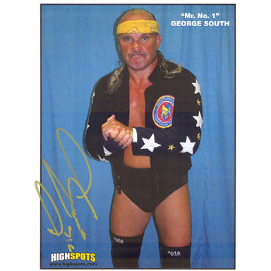 George South Autographed Photo