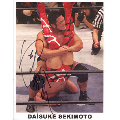 Daisuke Sekimoto Autographed Photo