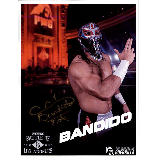 Bandido PWG BOLA 2019 Promo - AUTOGRAPHED