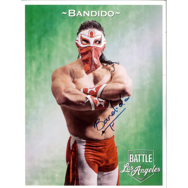 Bandido PWG BOLA 2018 Promo - AUTOGRAPHED