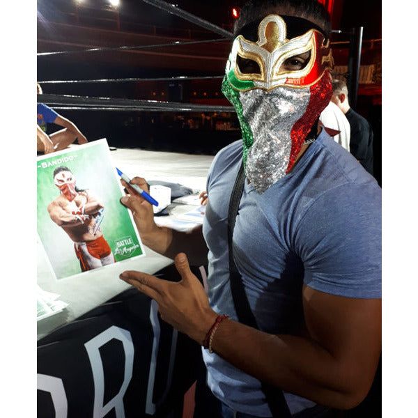 Bandido PWG BOLA 2018 Promo - AUTOGRAPHED